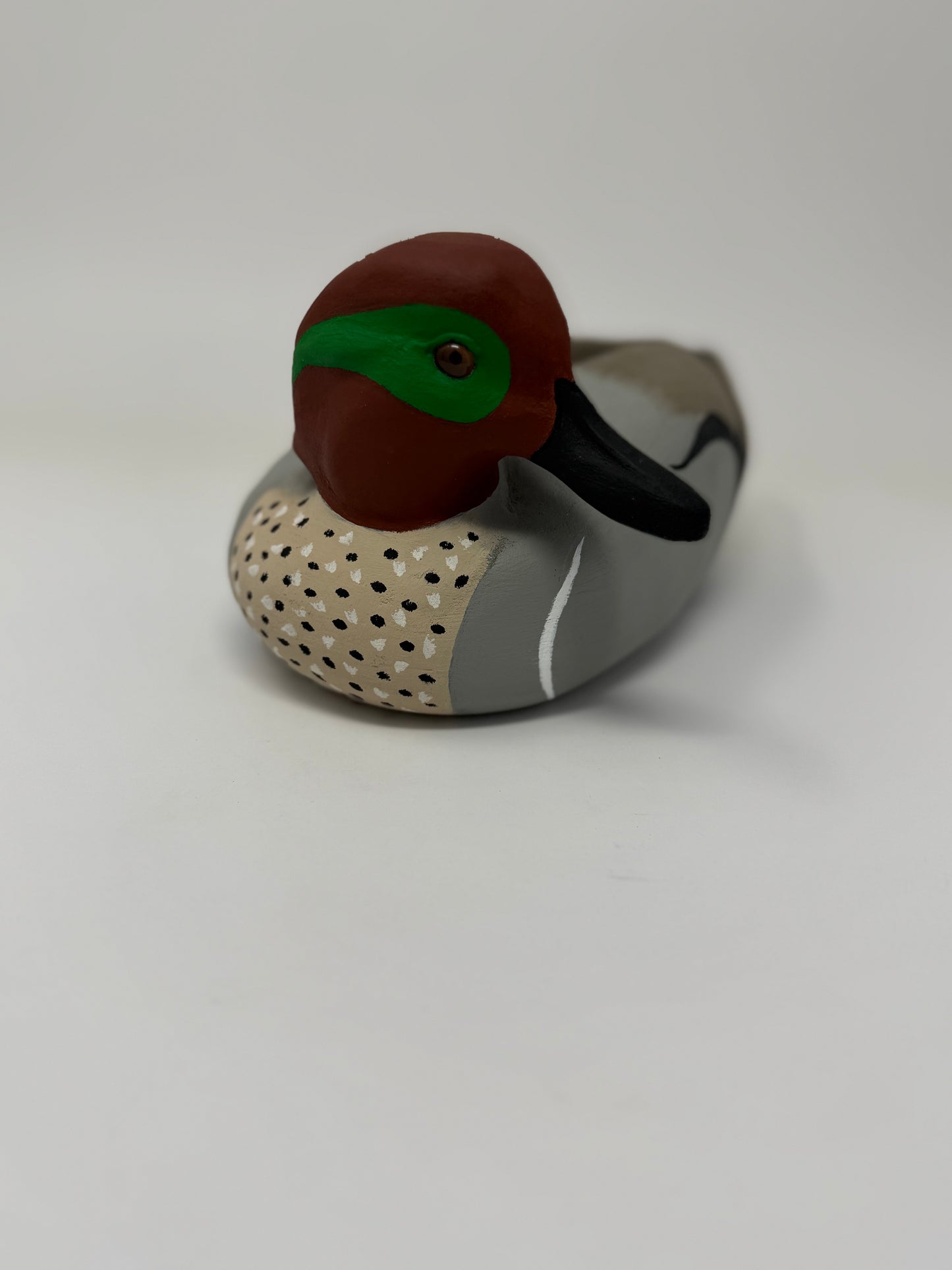 Green-wing Teal Business Card Holder