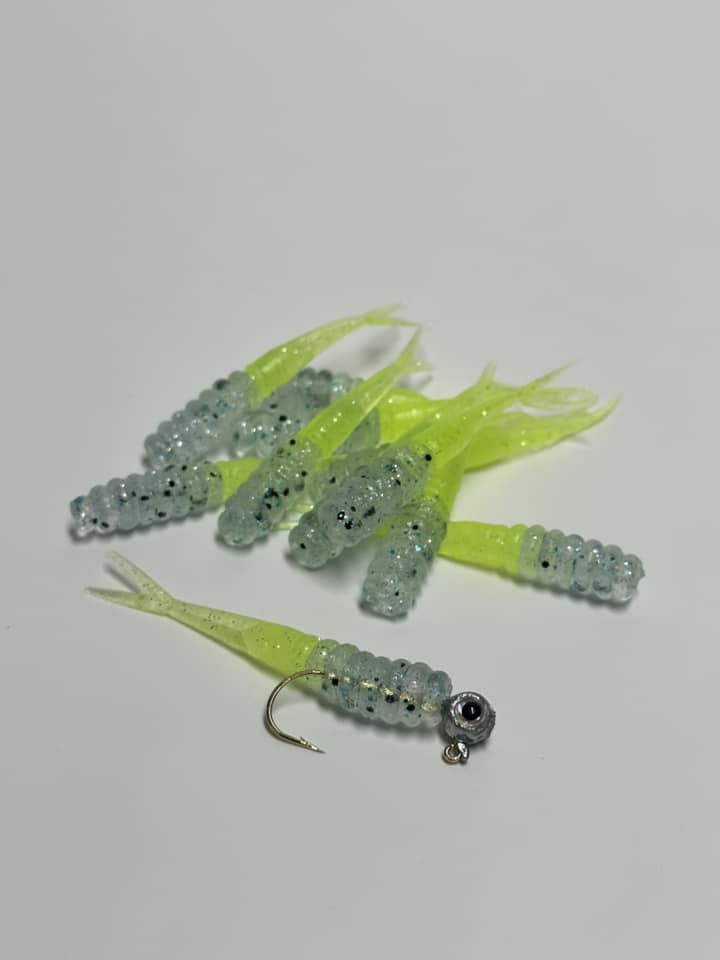 2.5 inch Crappie Fluke AKA "Da min-a"